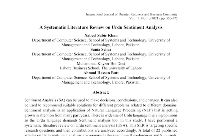 do research writing on artificial intelligence, ml, dl, nlp, and data science
